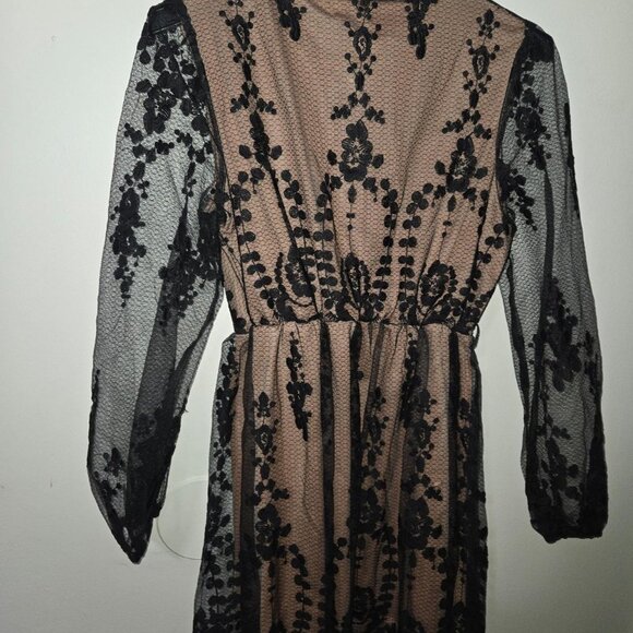 Boohoo Black Lace Dress - Picture 6 of 9